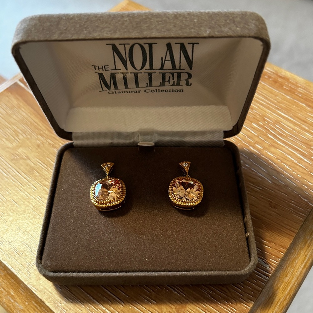 Nolan Miller Earrings Glamour Collection NWOT